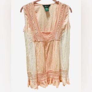 Stillwater Supply Co Women’s S/p Sleeveless Tunic pinky-peach Ombré Top